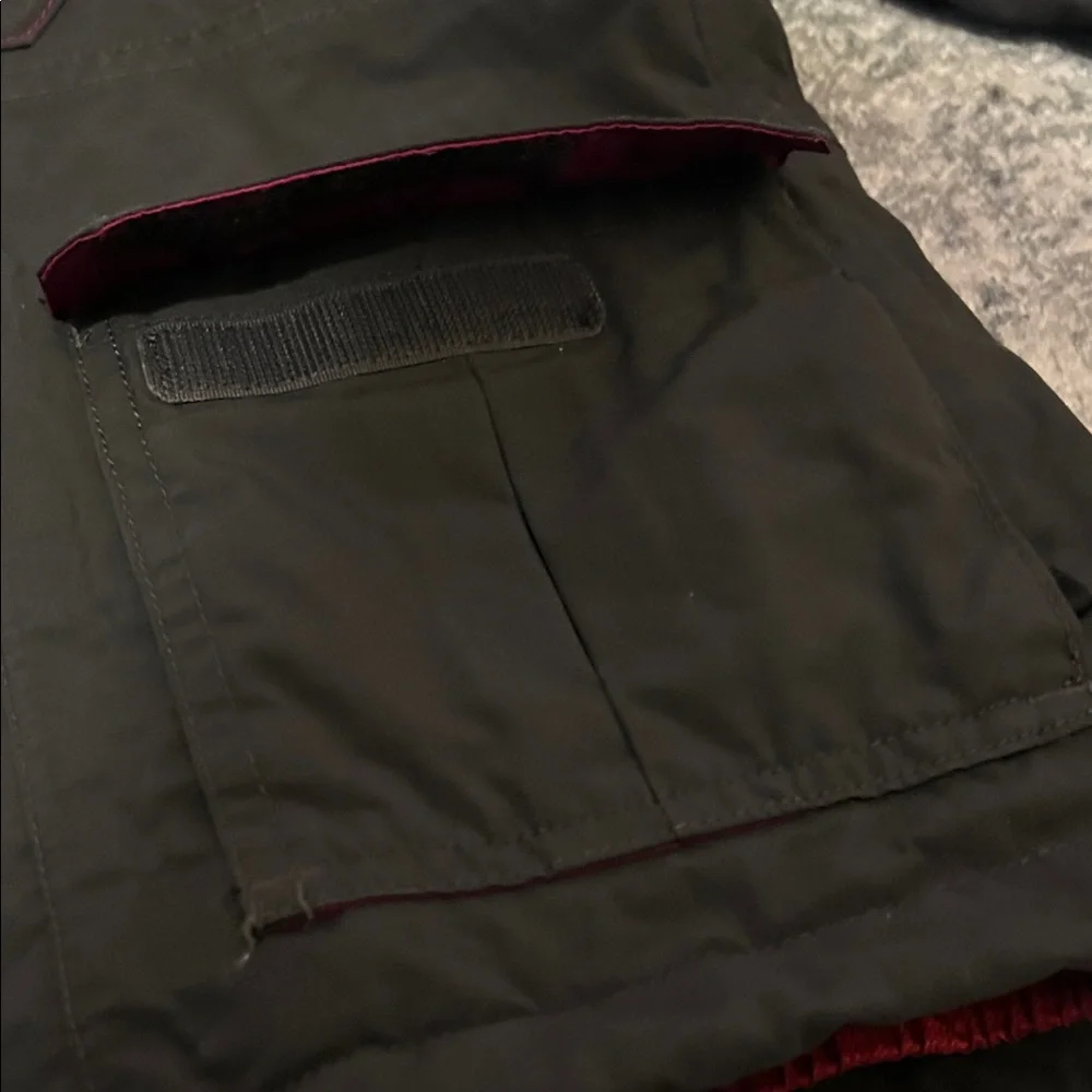 The North Face Charcoal Jacket with Magenta Lining XS 6 ☀️